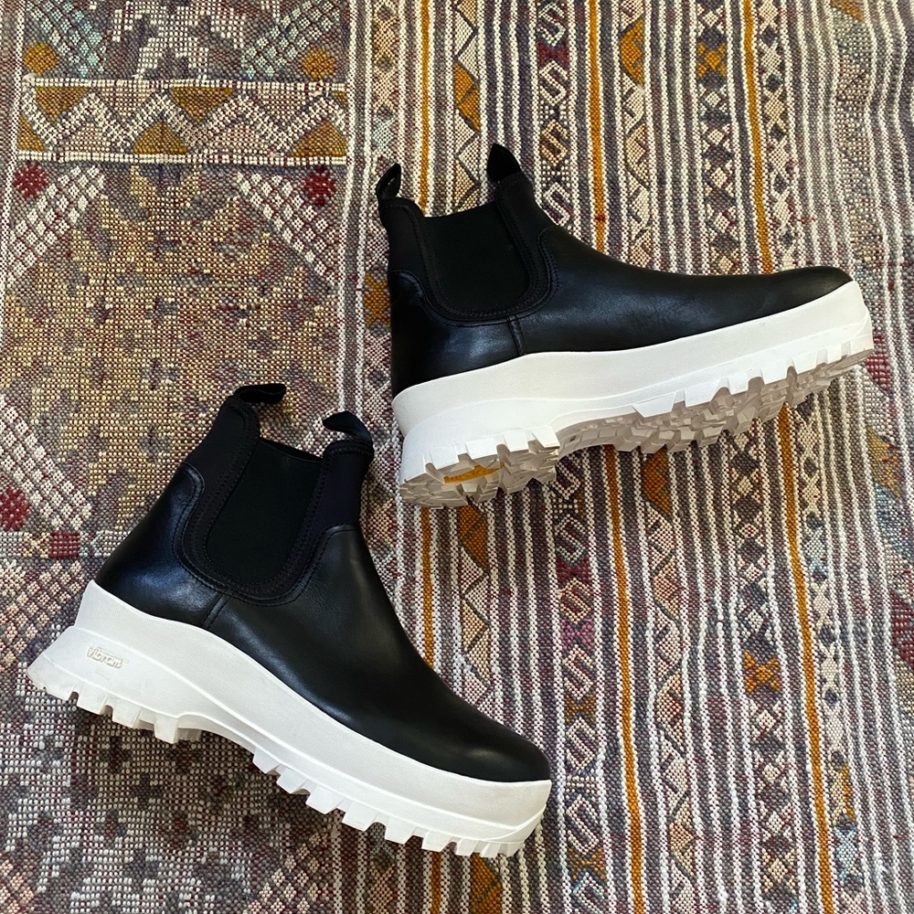Leoffler Randall Platform Chelsea Boots